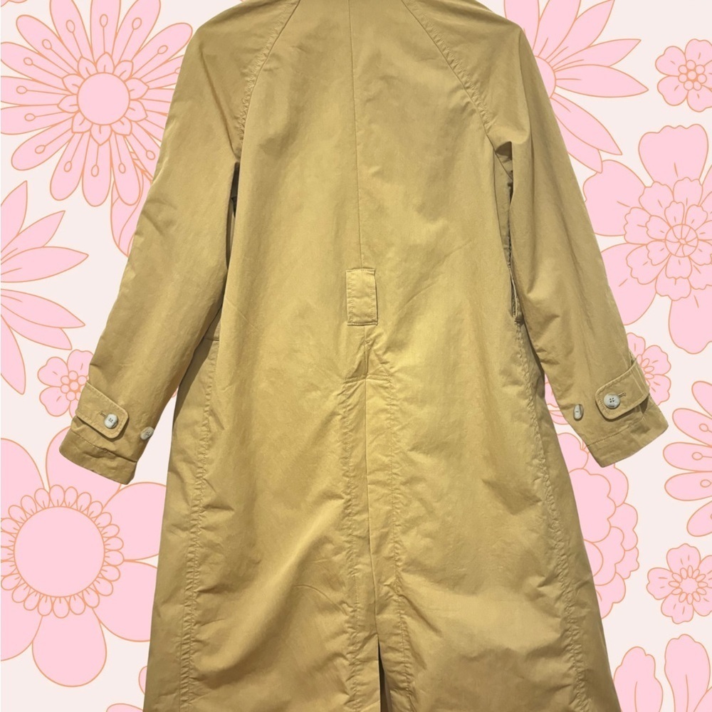Madewell Tan Double-Breasted Trench Coat - Picture 2 of 6